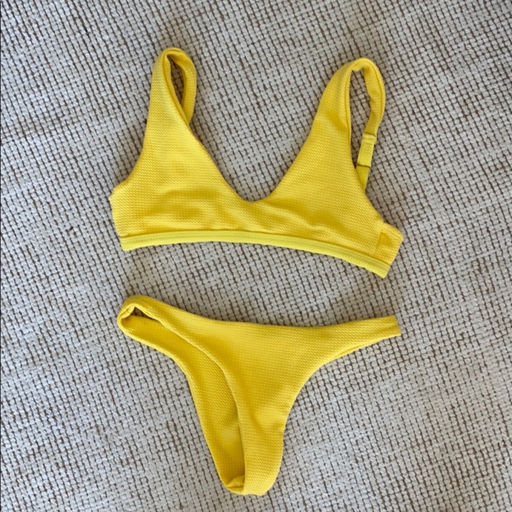 Cheeky Zaful Yellow Bikini